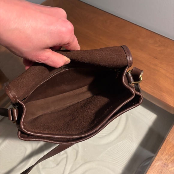 Vintage Coach Prairie Bag Style 9954 in Mahogany - Picture 9 of 16